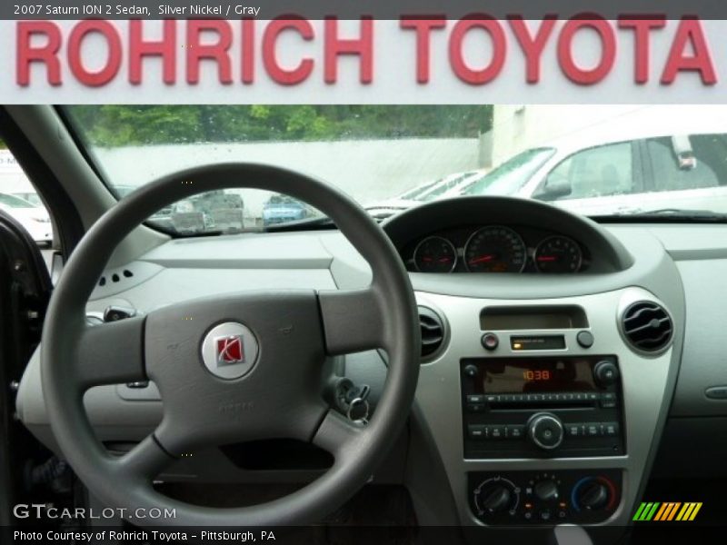 Silver Nickel / Gray 2007 Saturn ION 2 Sedan