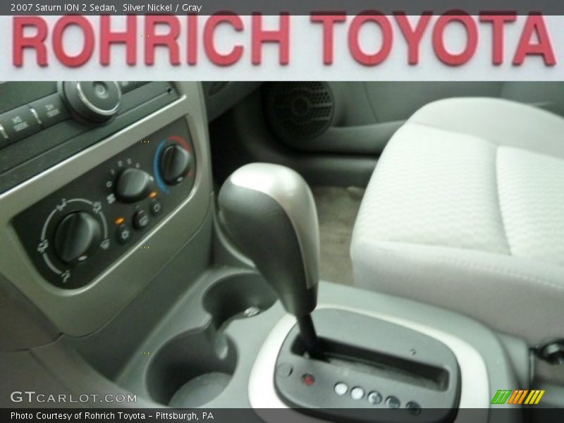 Silver Nickel / Gray 2007 Saturn ION 2 Sedan