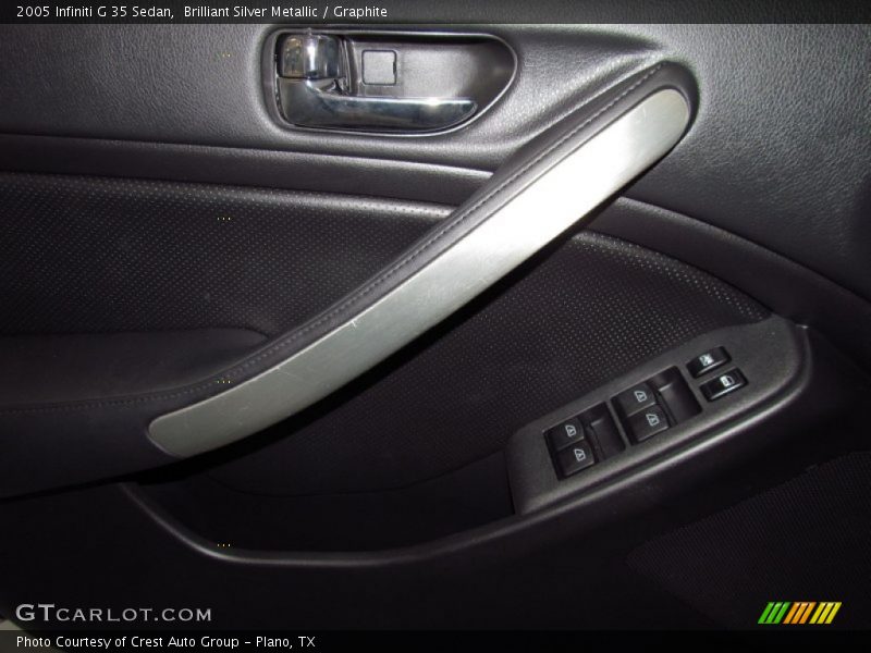 Brilliant Silver Metallic / Graphite 2005 Infiniti G 35 Sedan