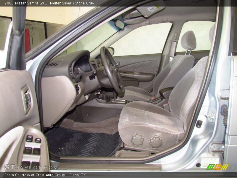 Molten Silver / Stone Gray 2003 Nissan Sentra GXE
