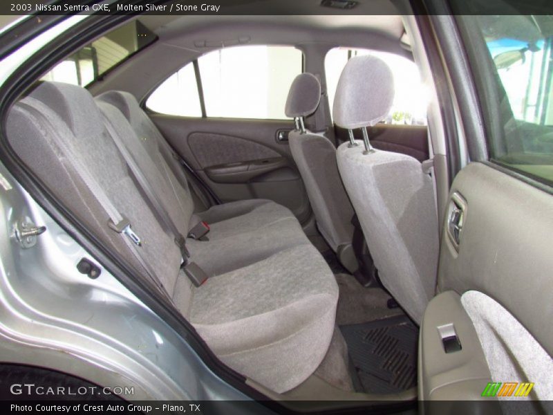 Molten Silver / Stone Gray 2003 Nissan Sentra GXE