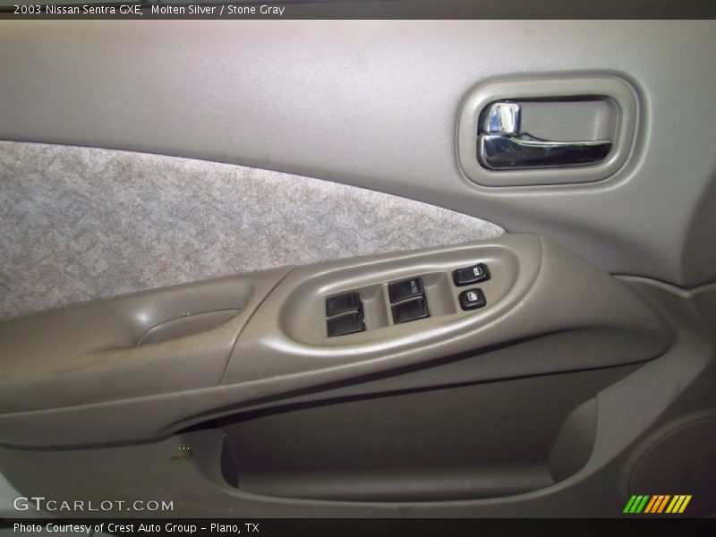 Molten Silver / Stone Gray 2003 Nissan Sentra GXE