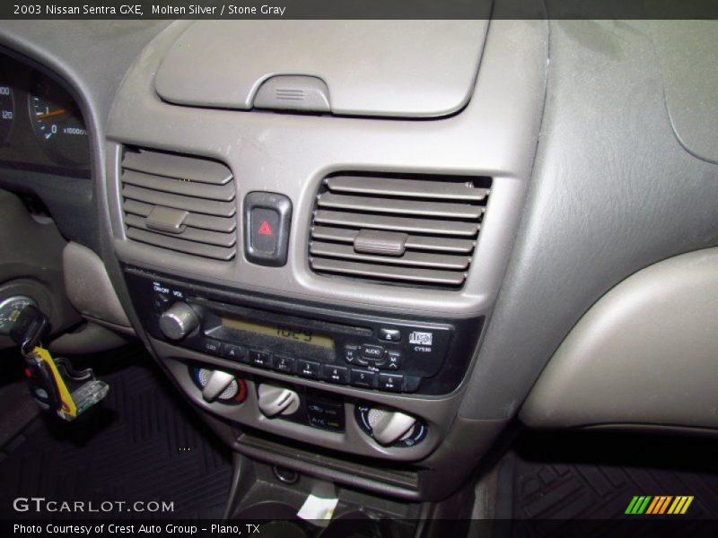 Molten Silver / Stone Gray 2003 Nissan Sentra GXE