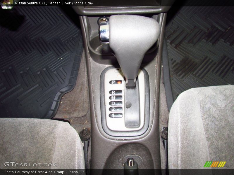 Molten Silver / Stone Gray 2003 Nissan Sentra GXE