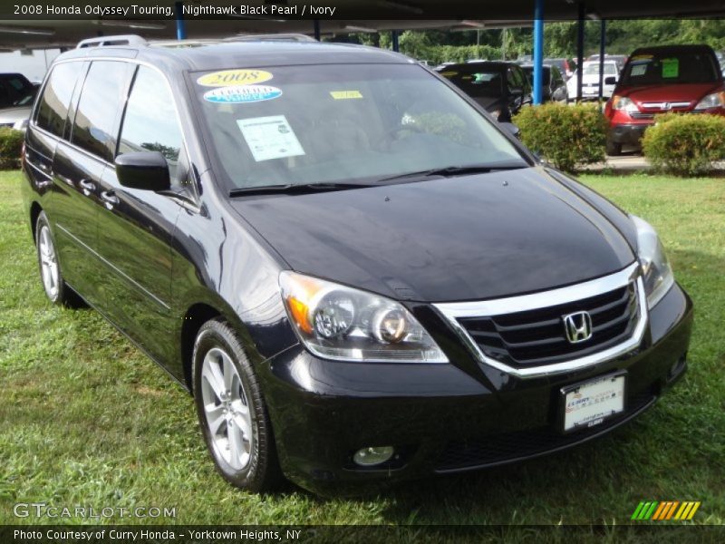 Nighthawk Black Pearl / Ivory 2008 Honda Odyssey Touring