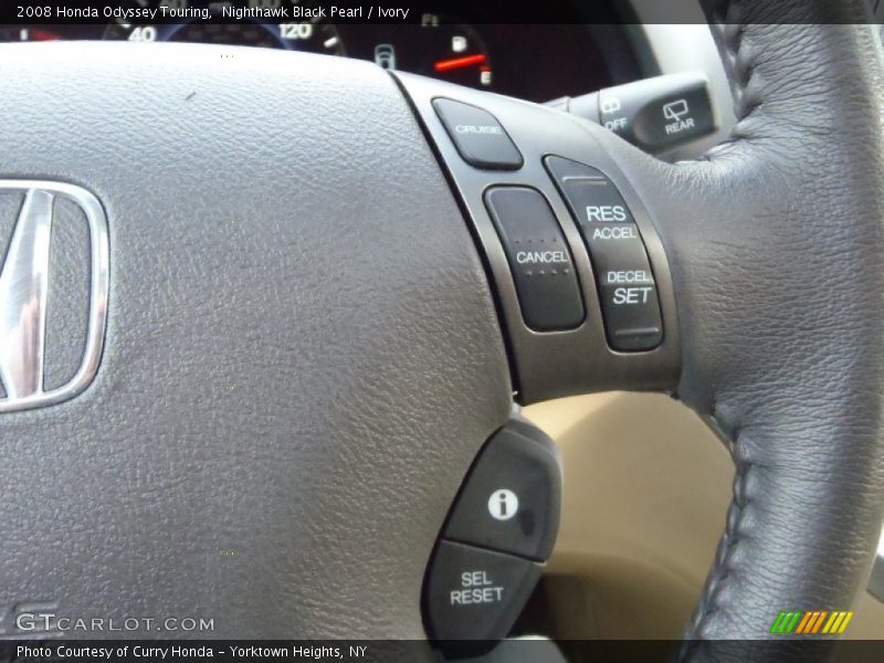 Nighthawk Black Pearl / Ivory 2008 Honda Odyssey Touring