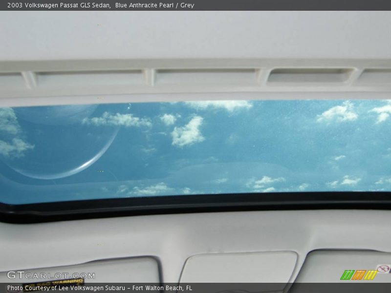 Blue Anthracite Pearl / Grey 2003 Volkswagen Passat GLS Sedan