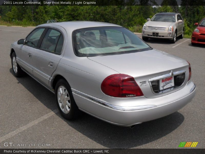 Silver Frost Metallic / Light Graphite 2001 Lincoln Continental