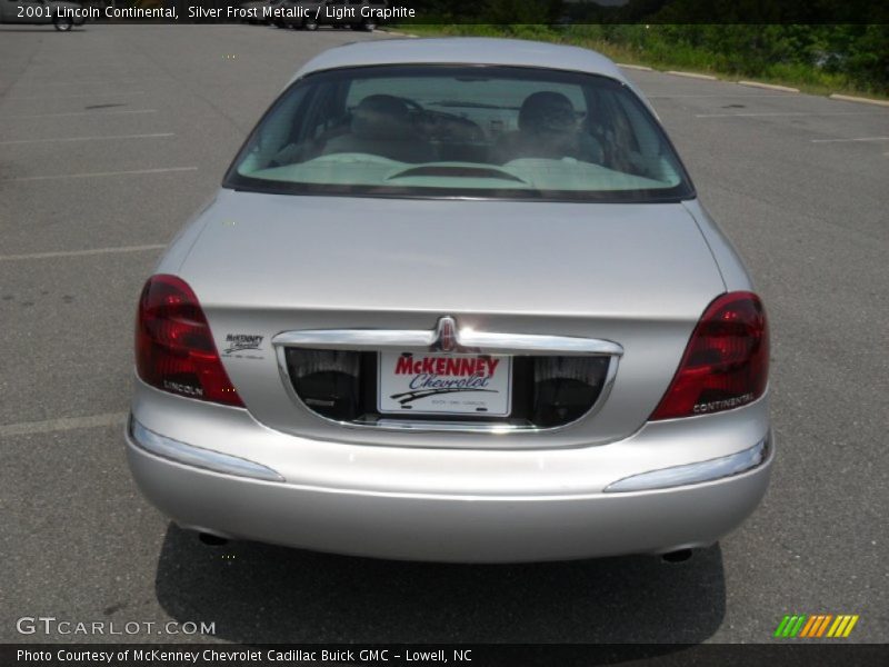 Silver Frost Metallic / Light Graphite 2001 Lincoln Continental