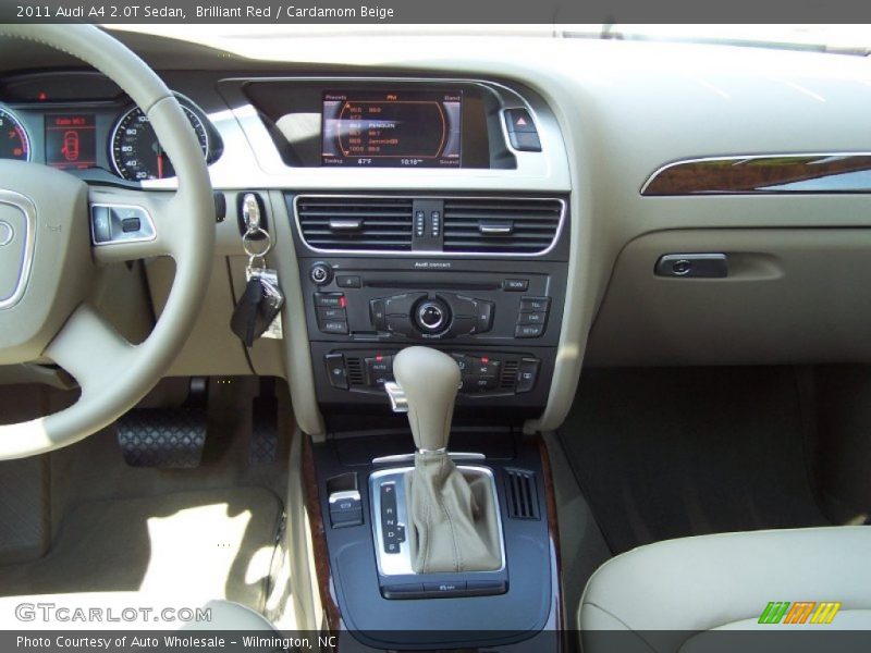 Brilliant Red / Cardamom Beige 2011 Audi A4 2.0T Sedan