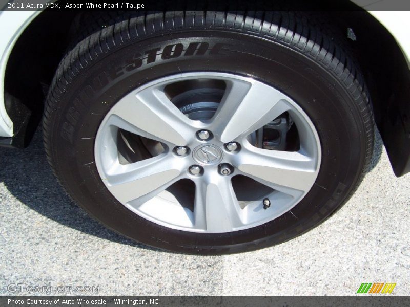Aspen White Pearl / Taupe 2011 Acura MDX
