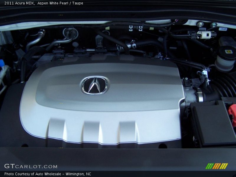 Aspen White Pearl / Taupe 2011 Acura MDX