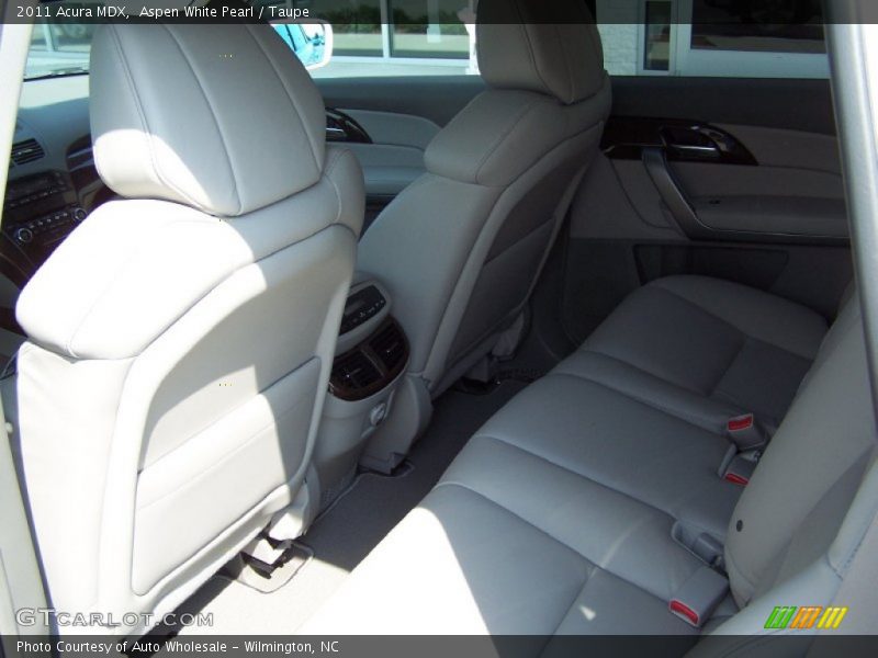 Aspen White Pearl / Taupe 2011 Acura MDX
