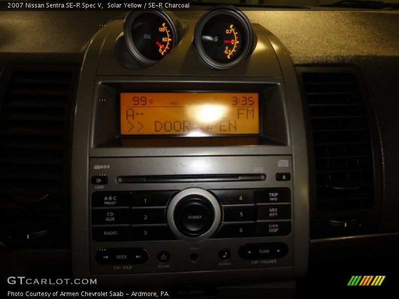 Solar Yellow / SE-R Charcoal 2007 Nissan Sentra SE-R Spec V