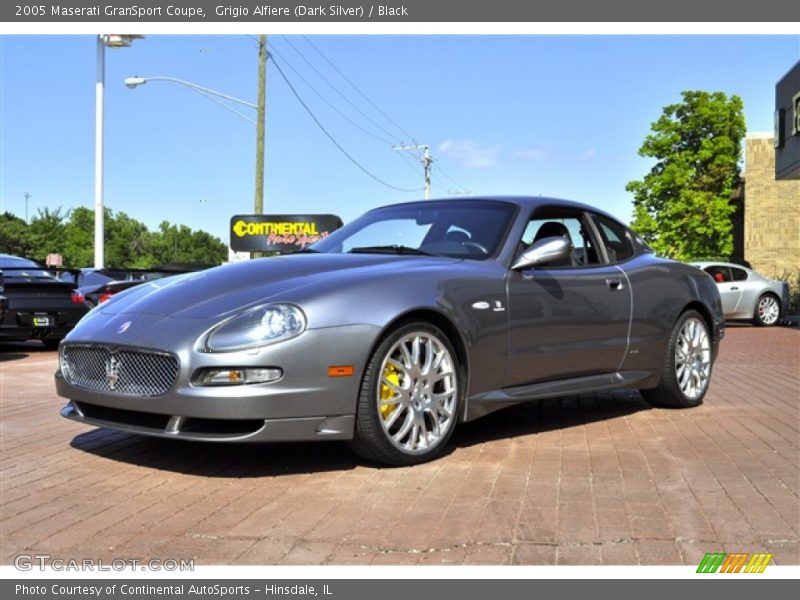 Grigio Alfiere (Dark Silver) / Black 2005 Maserati GranSport Coupe