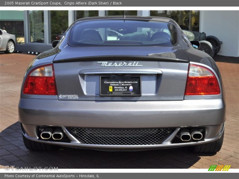 Grigio Alfiere (Dark Silver) / Black 2005 Maserati GranSport Coupe