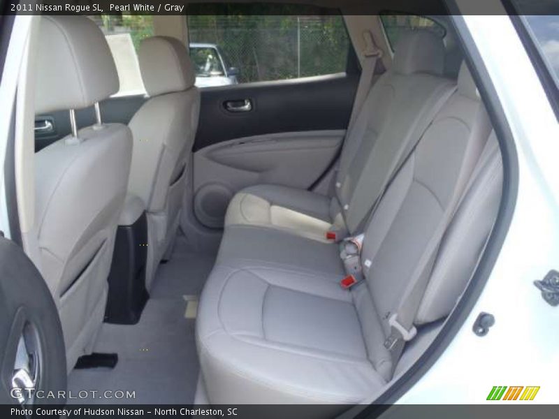 Pearl White / Gray 2011 Nissan Rogue SL