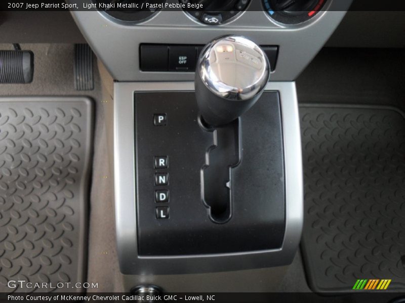  2007 Patriot Sport CVT Automatic Shifter