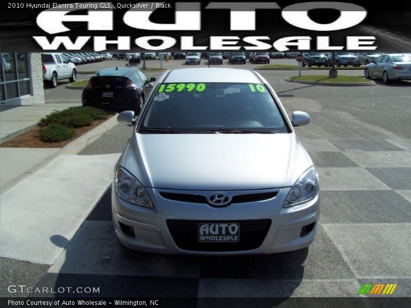 Quicksilver / Black 2010 Hyundai Elantra Touring GLS