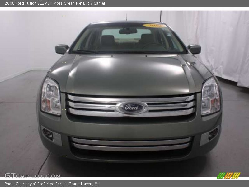 Moss Green Metallic / Camel 2008 Ford Fusion SEL V6