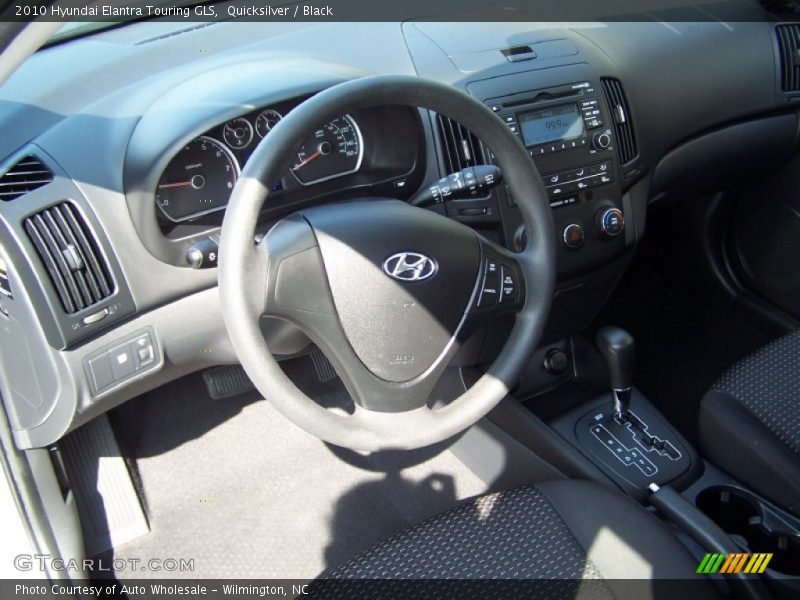 Quicksilver / Black 2010 Hyundai Elantra Touring GLS