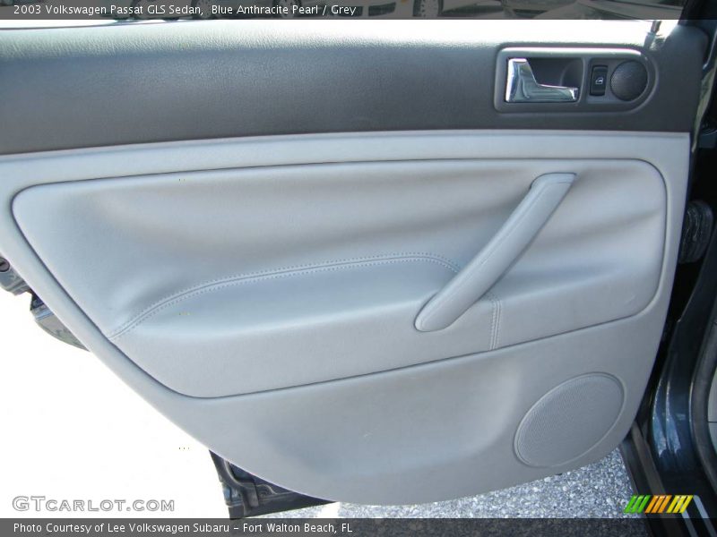 Blue Anthracite Pearl / Grey 2003 Volkswagen Passat GLS Sedan