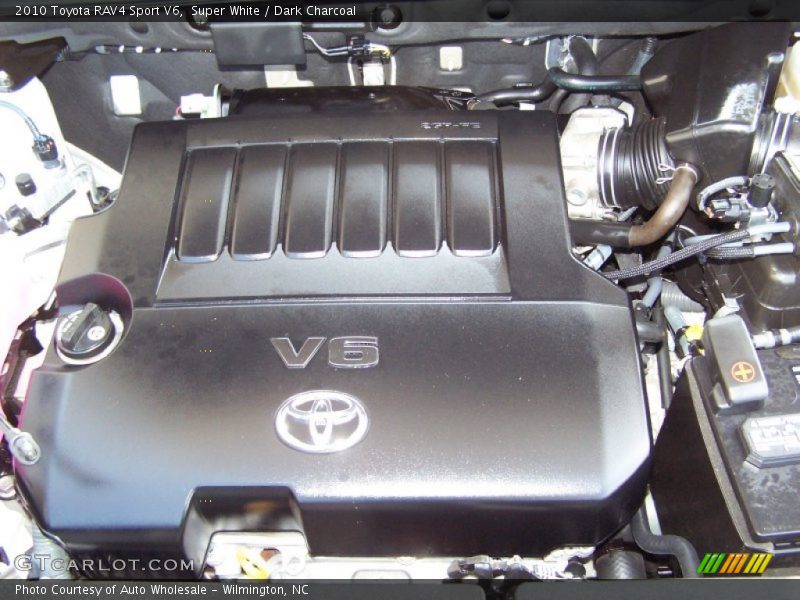 Super White / Dark Charcoal 2010 Toyota RAV4 Sport V6