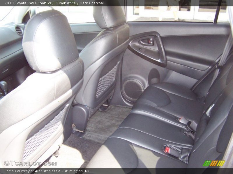Super White / Dark Charcoal 2010 Toyota RAV4 Sport V6