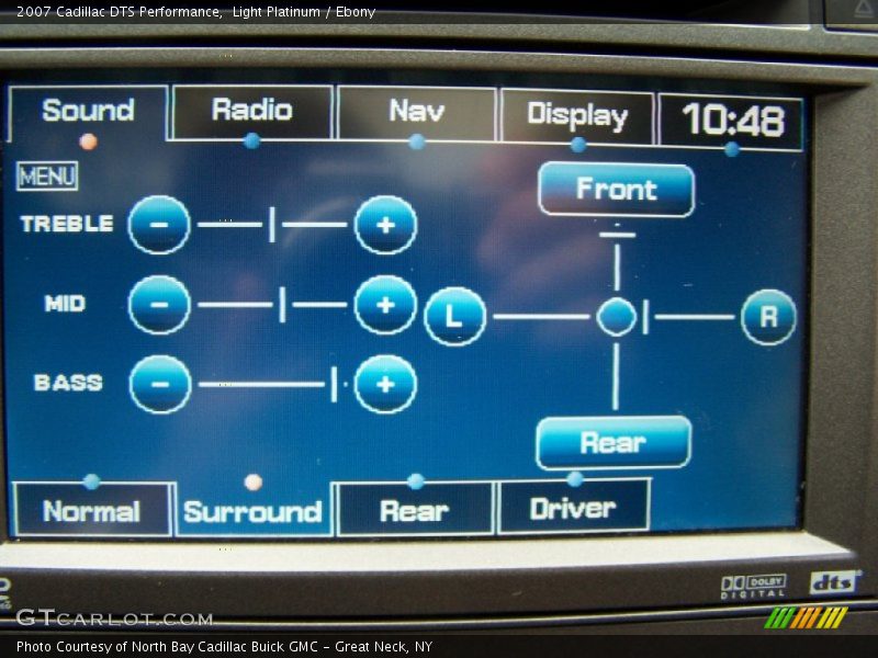 Light Platinum / Ebony 2007 Cadillac DTS Performance