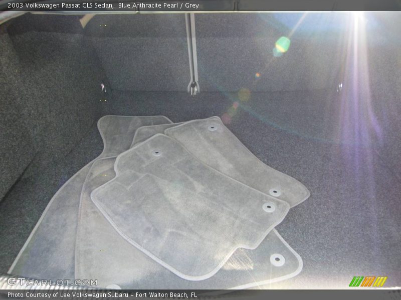 Blue Anthracite Pearl / Grey 2003 Volkswagen Passat GLS Sedan