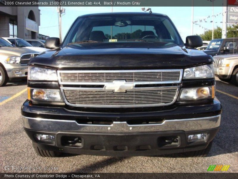 Black / Medium Gray 2006 Chevrolet Silverado 1500 Z71 Extended Cab 4x4