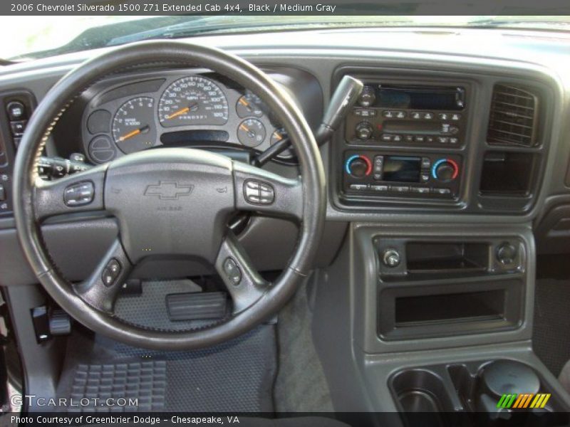 Black / Medium Gray 2006 Chevrolet Silverado 1500 Z71 Extended Cab 4x4