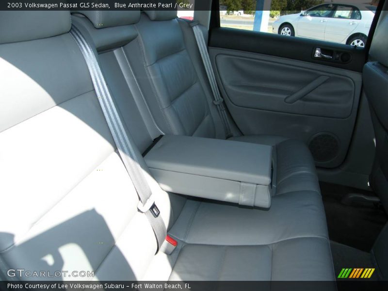Blue Anthracite Pearl / Grey 2003 Volkswagen Passat GLS Sedan