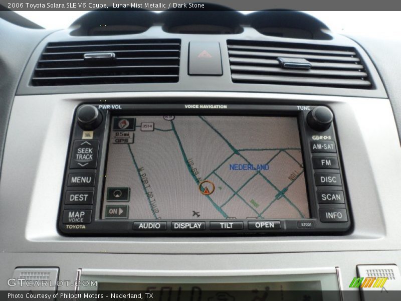 Navigation of 2006 Solara SLE V6 Coupe