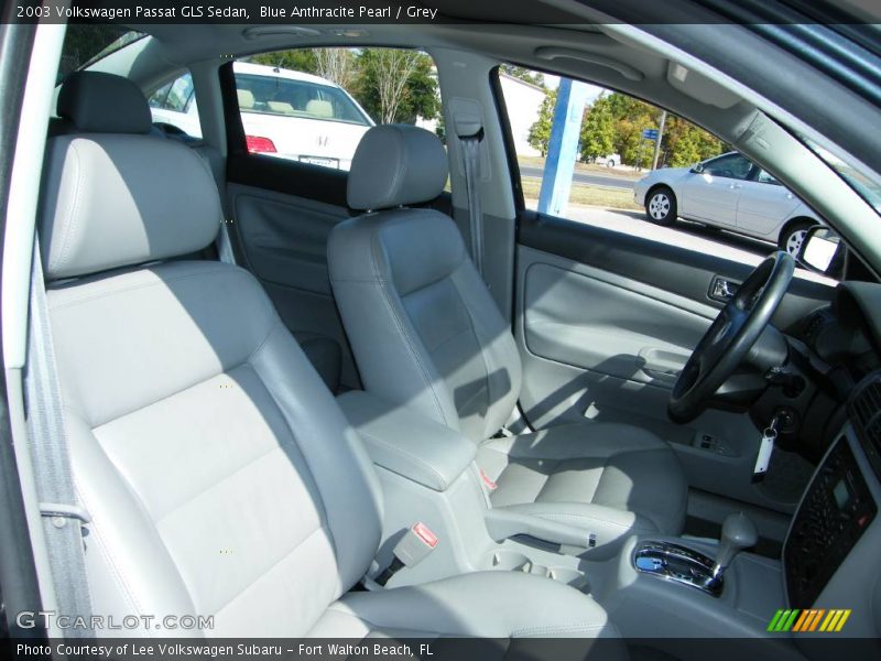Blue Anthracite Pearl / Grey 2003 Volkswagen Passat GLS Sedan