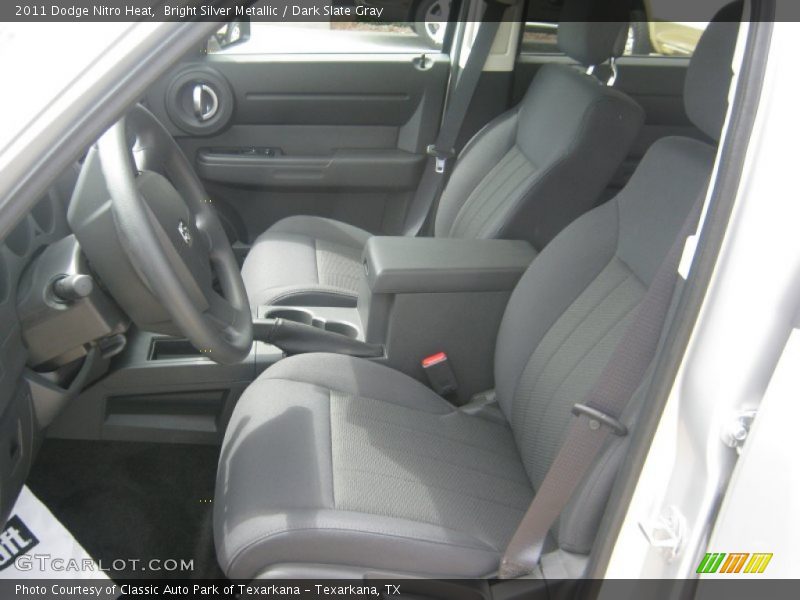 Bright Silver Metallic / Dark Slate Gray 2011 Dodge Nitro Heat