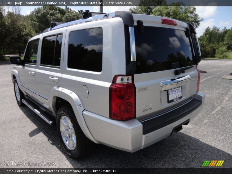 Bright Silver Metallic / Dark Slate Gray 2008 Jeep Commander Limited 4x4