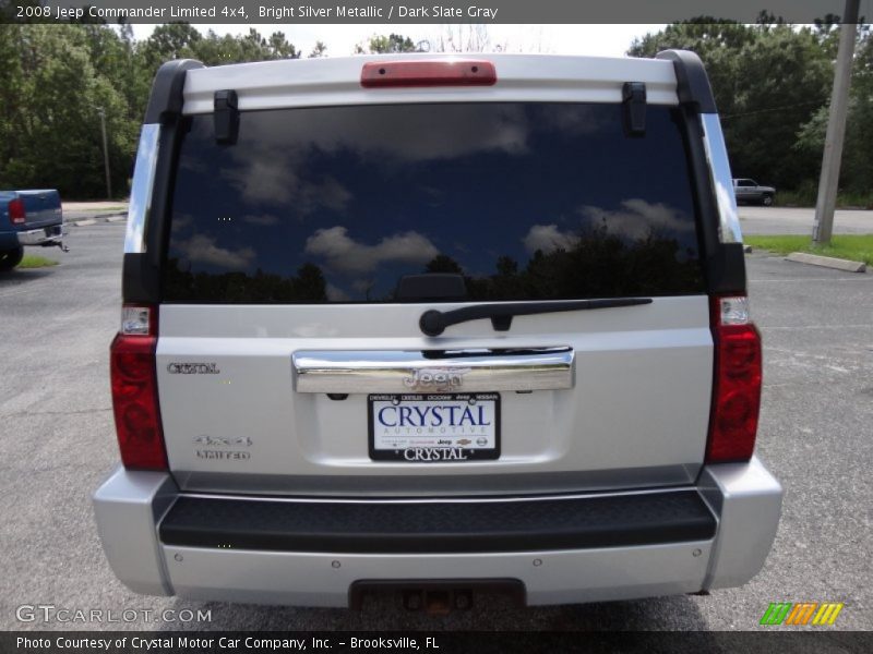 Bright Silver Metallic / Dark Slate Gray 2008 Jeep Commander Limited 4x4