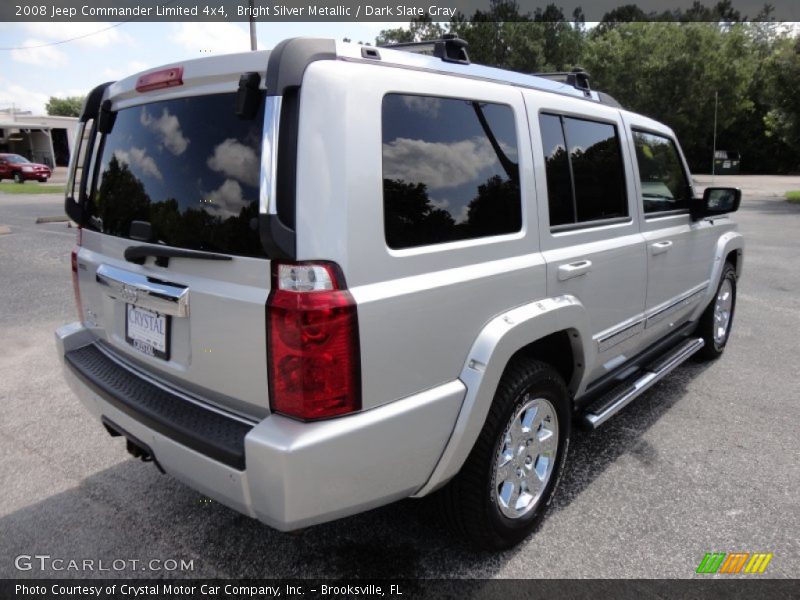 Bright Silver Metallic / Dark Slate Gray 2008 Jeep Commander Limited 4x4