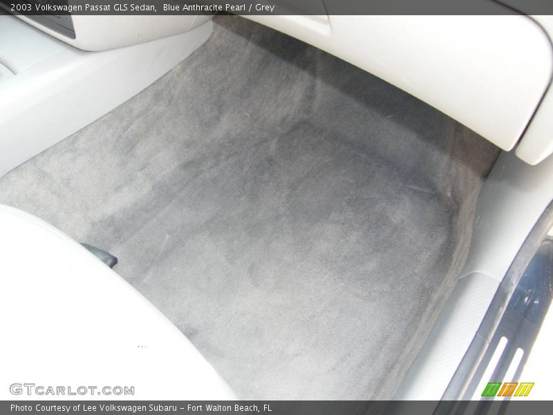 Blue Anthracite Pearl / Grey 2003 Volkswagen Passat GLS Sedan