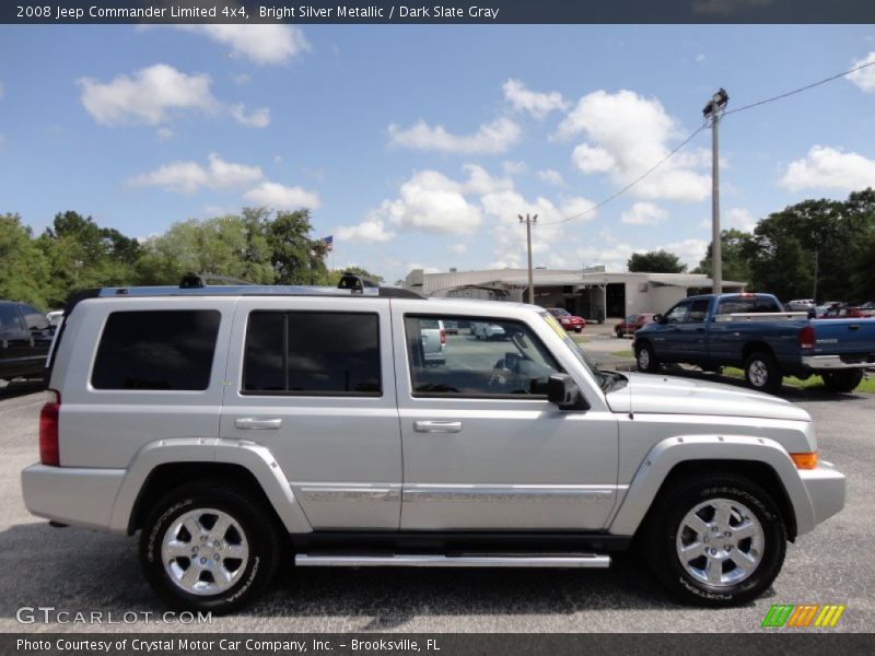 Bright Silver Metallic / Dark Slate Gray 2008 Jeep Commander Limited 4x4