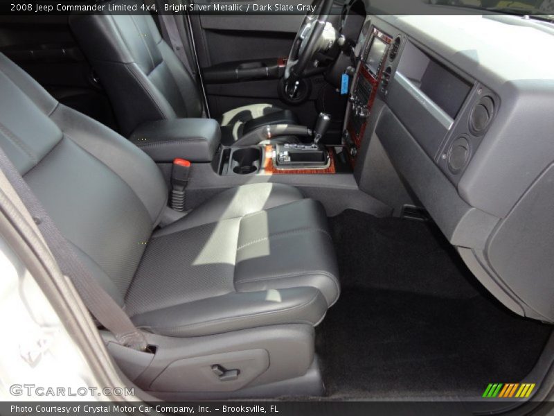 Bright Silver Metallic / Dark Slate Gray 2008 Jeep Commander Limited 4x4
