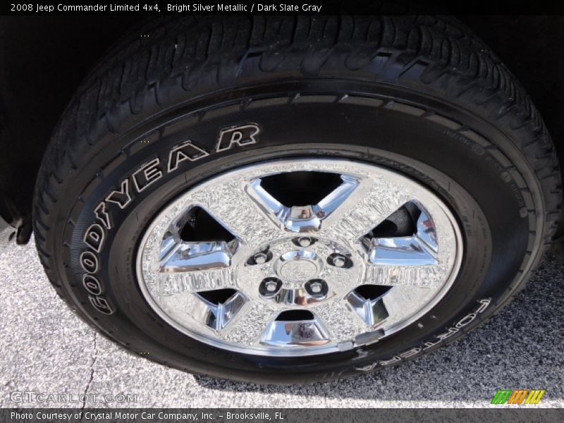 Bright Silver Metallic / Dark Slate Gray 2008 Jeep Commander Limited 4x4