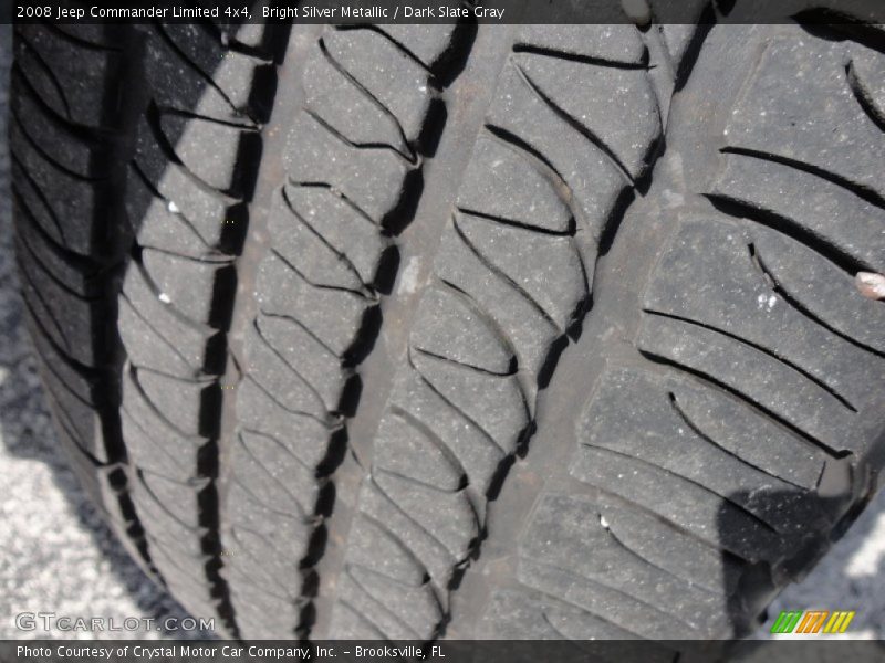 Bright Silver Metallic / Dark Slate Gray 2008 Jeep Commander Limited 4x4