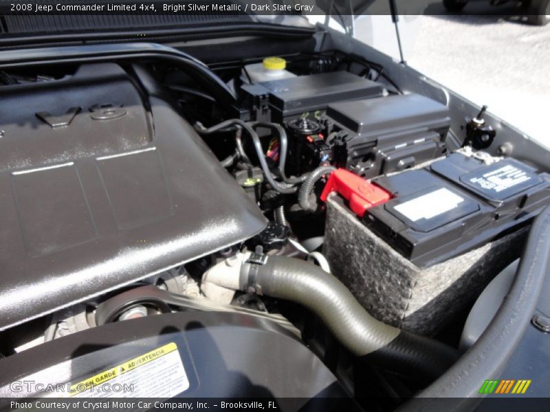 Bright Silver Metallic / Dark Slate Gray 2008 Jeep Commander Limited 4x4