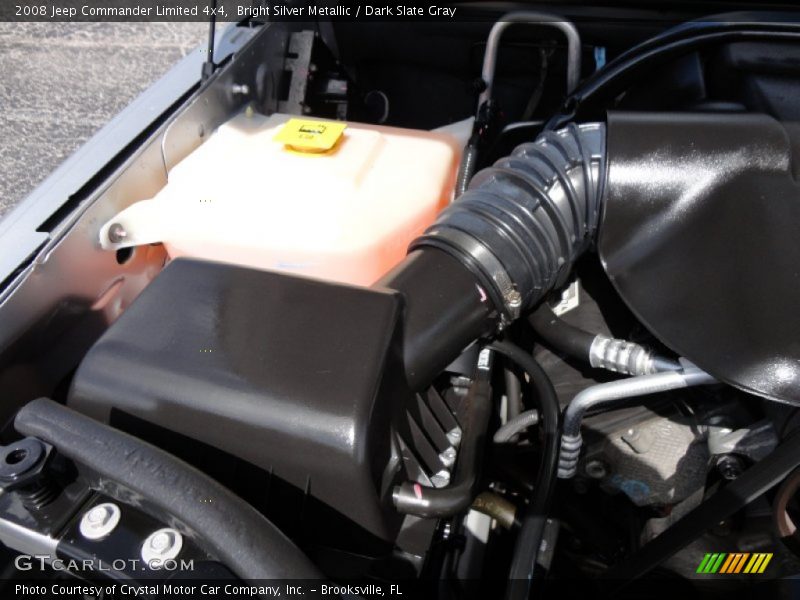 Bright Silver Metallic / Dark Slate Gray 2008 Jeep Commander Limited 4x4