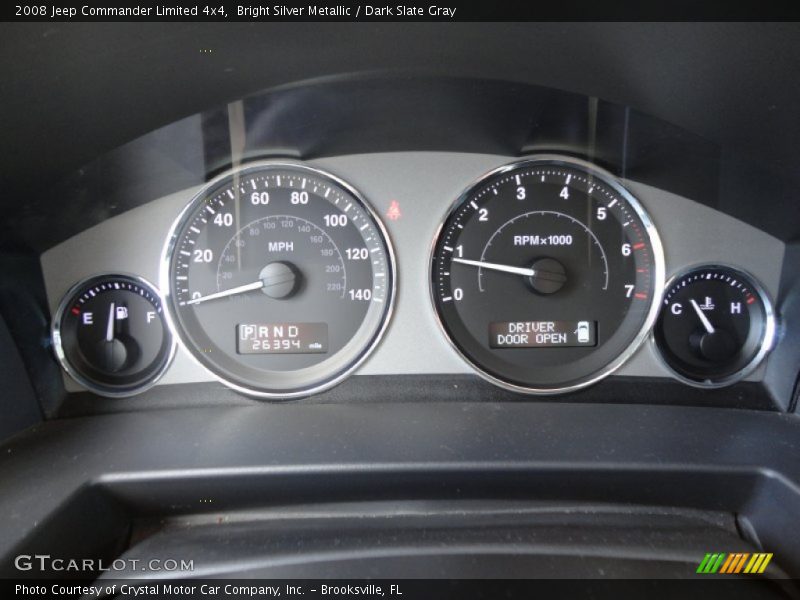  2008 Commander Limited 4x4 Limited 4x4 Gauges