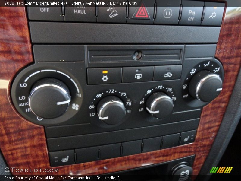 Controls of 2008 Commander Limited 4x4