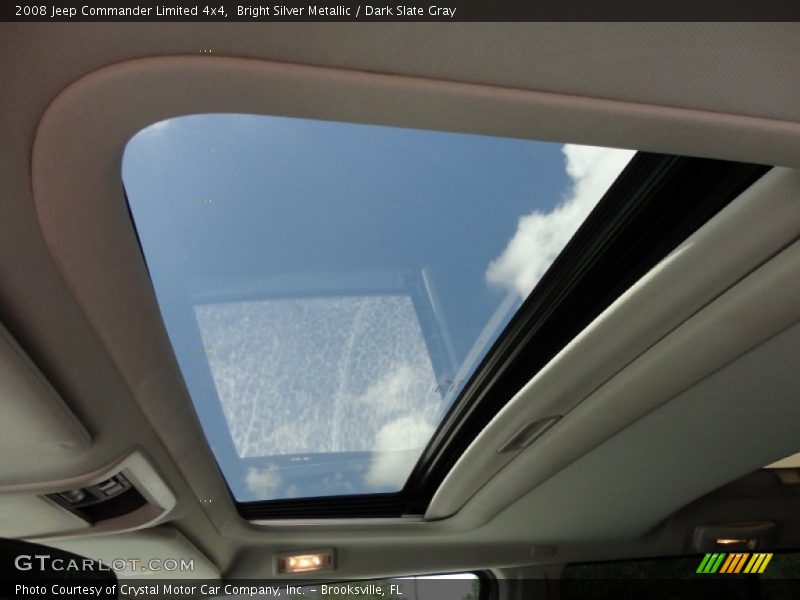 Bright Silver Metallic / Dark Slate Gray 2008 Jeep Commander Limited 4x4