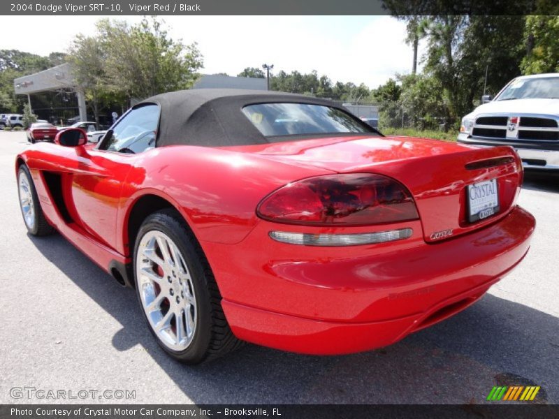 Viper Red / Black 2004 Dodge Viper SRT-10